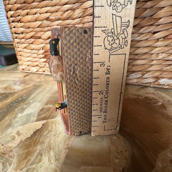 Wooden Toy 4” Duck Swinging Box Toy - Picture 6 of 6